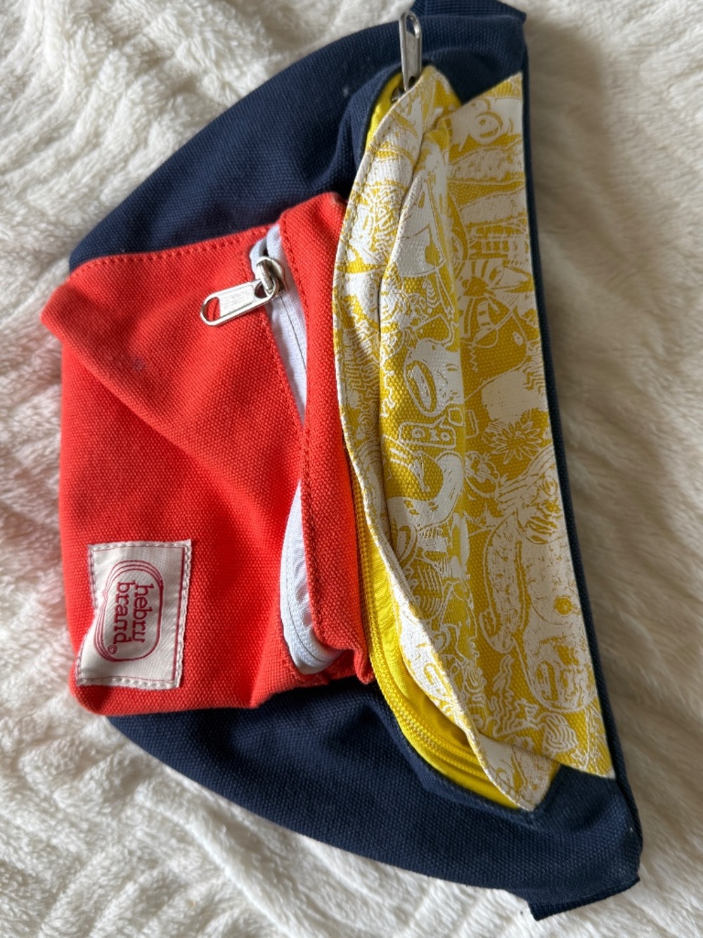 Hebru Brantley "Hebru Brand" Colorblock Fanny Pack / Belt Bag - Multi Color